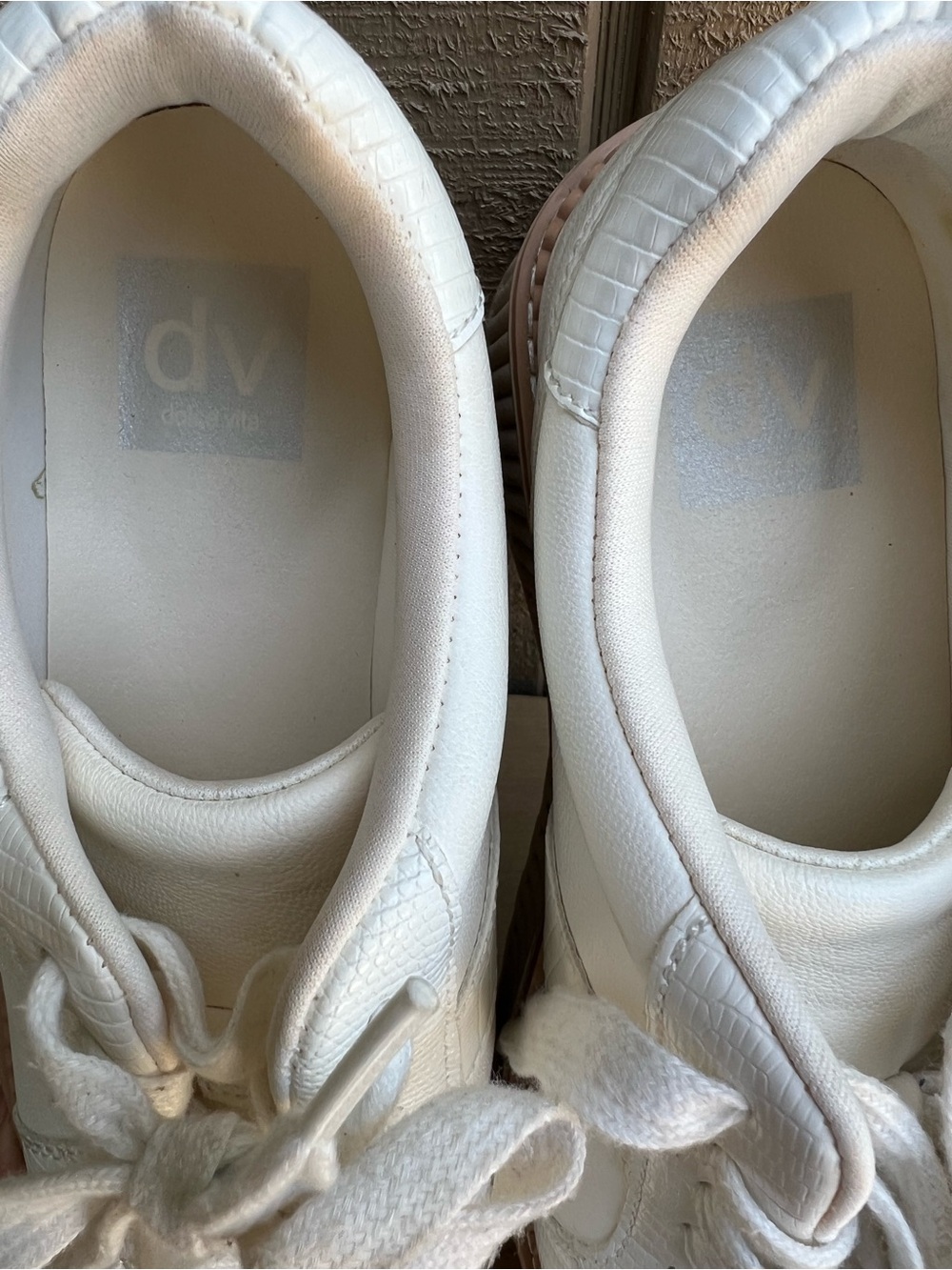 dolce vita Women’s White Platform Lace-Up Sneakers size WMS 7 - Picture 5 of 9
